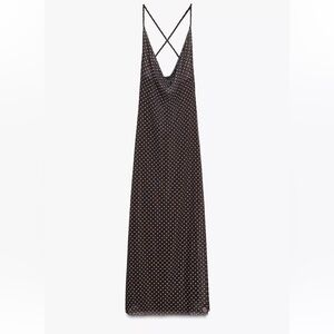 Zara Polka Dot Maxi Dress